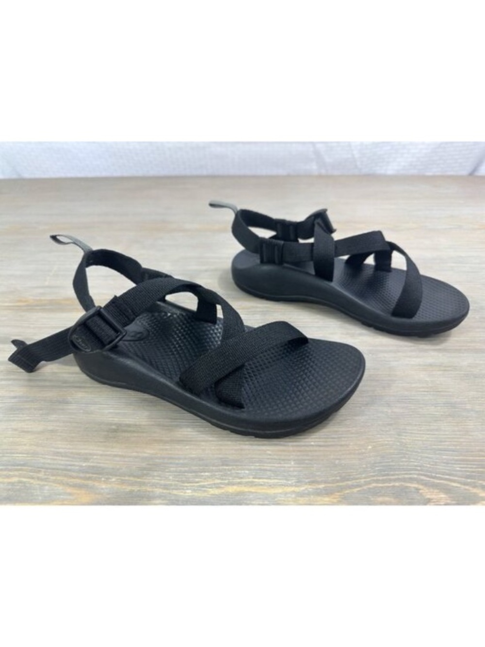 Chaco Z1 EcoTread Black Kids Sandals 4